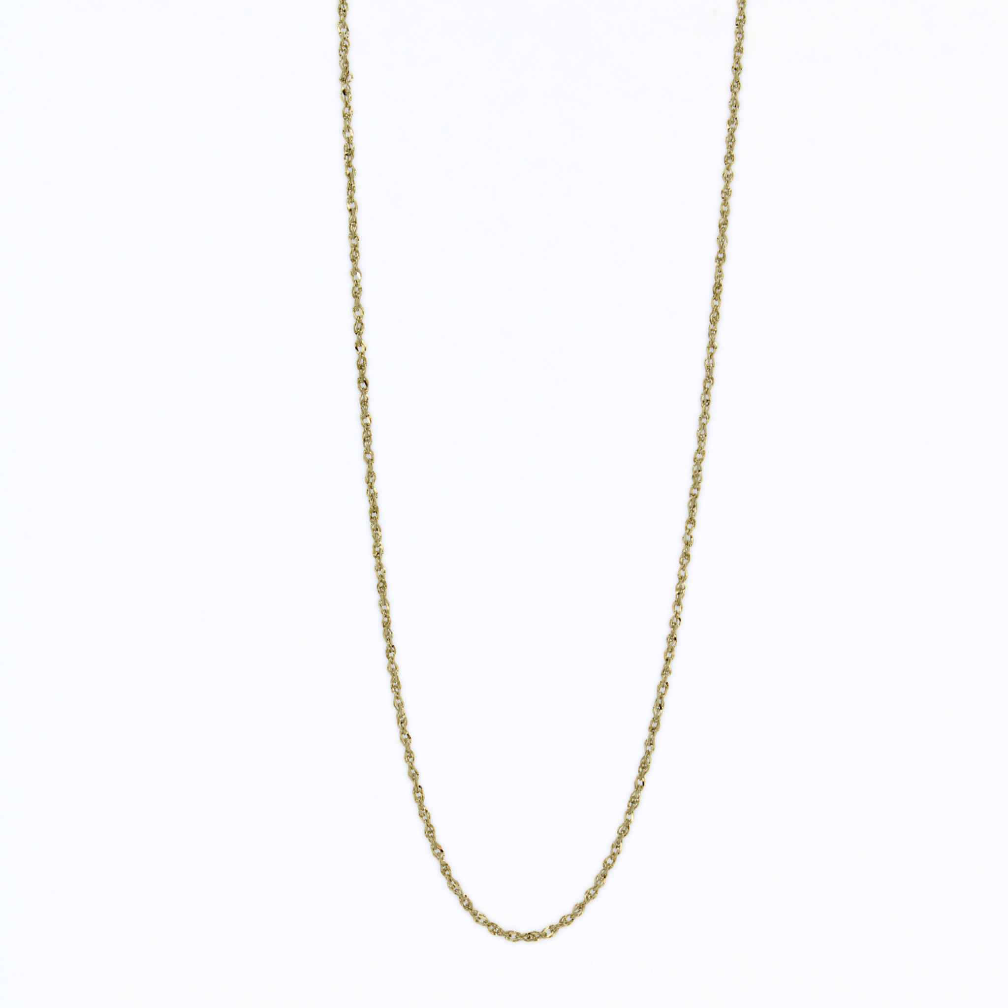 Brianne & Co. solid 14k gold baby rope chain
