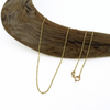 solid 14k gold baby rope chain by Brianne & Co.