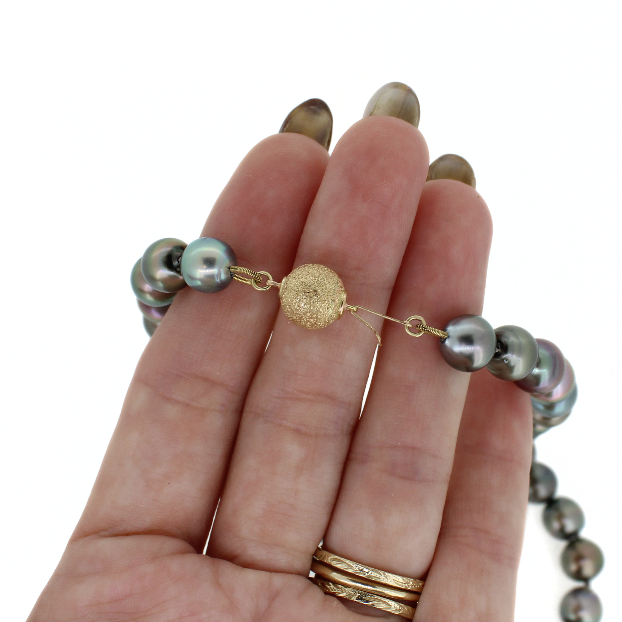 Tahitian Pearl Strand w/ 14k Gold Clasp