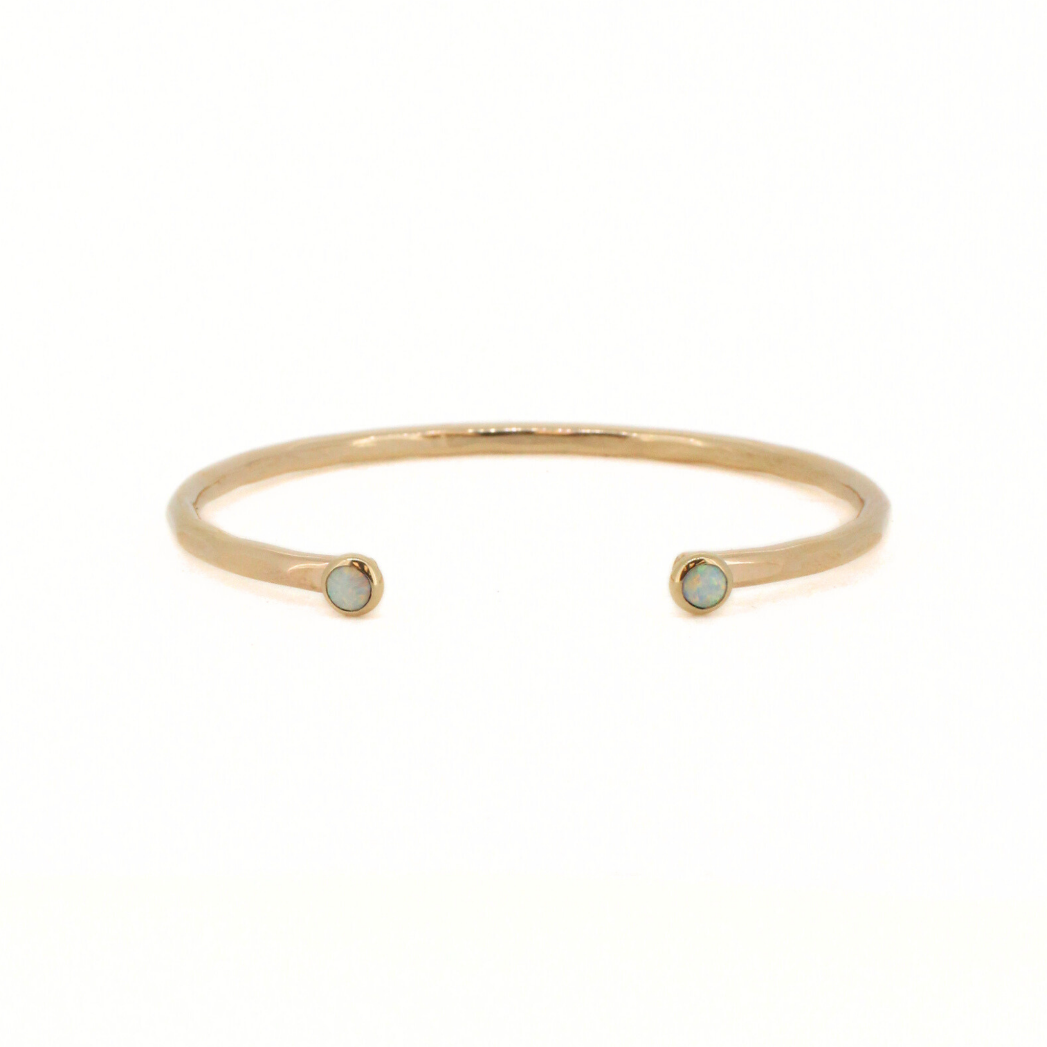 Brianne & Co. gold simulated opal cuff bracelet