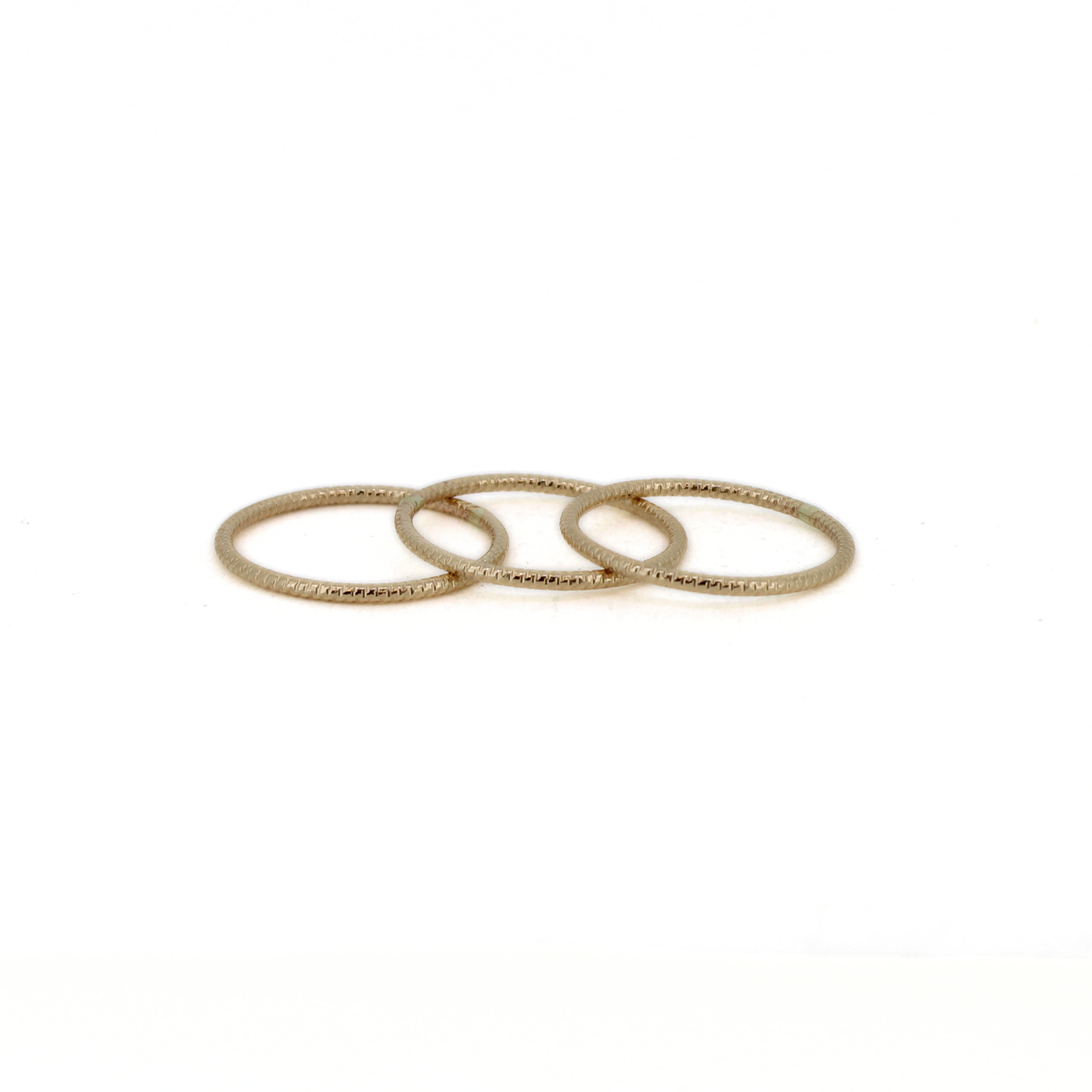 Brianne & Co. gold fill sparkle stacker ring