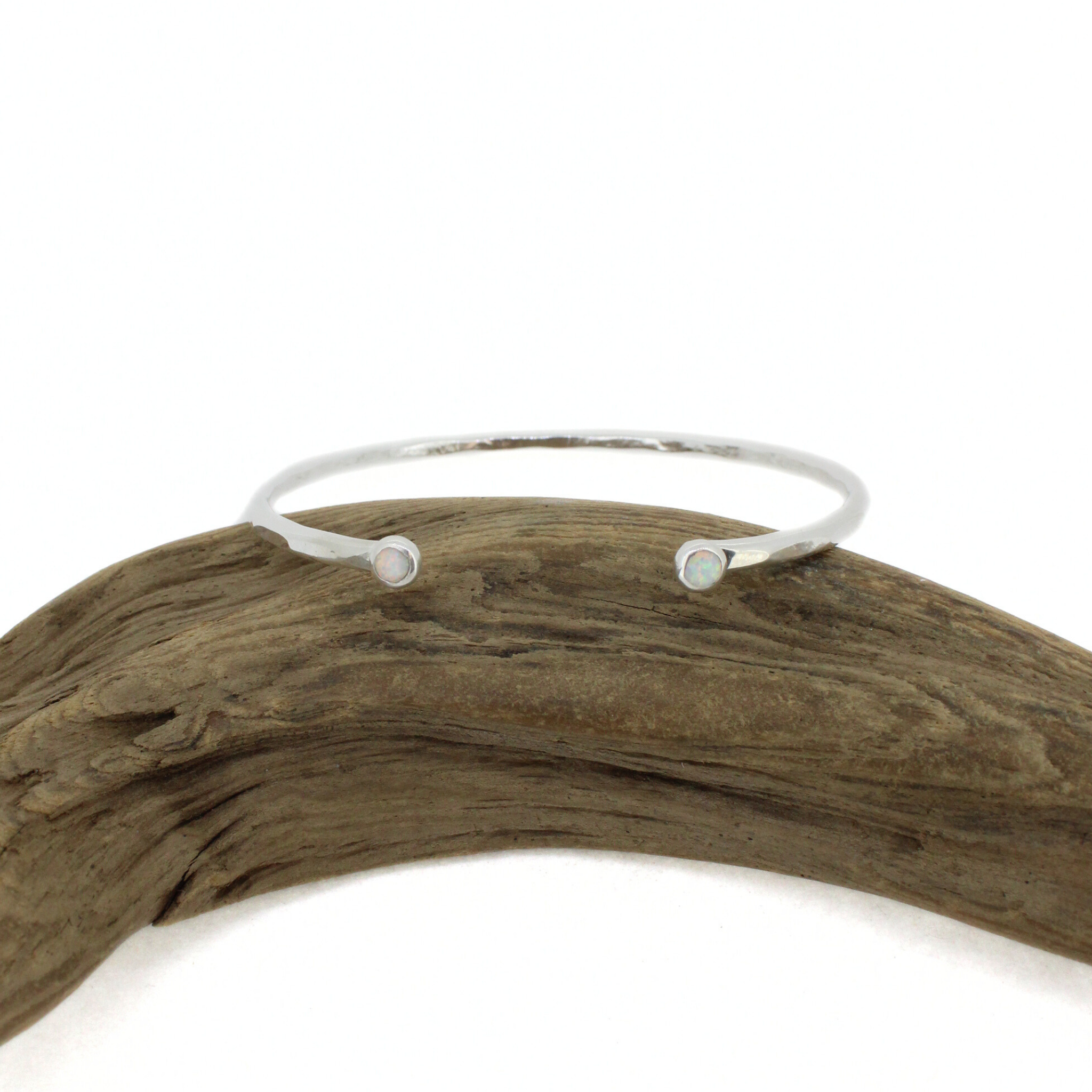 Silver Opal Cuff