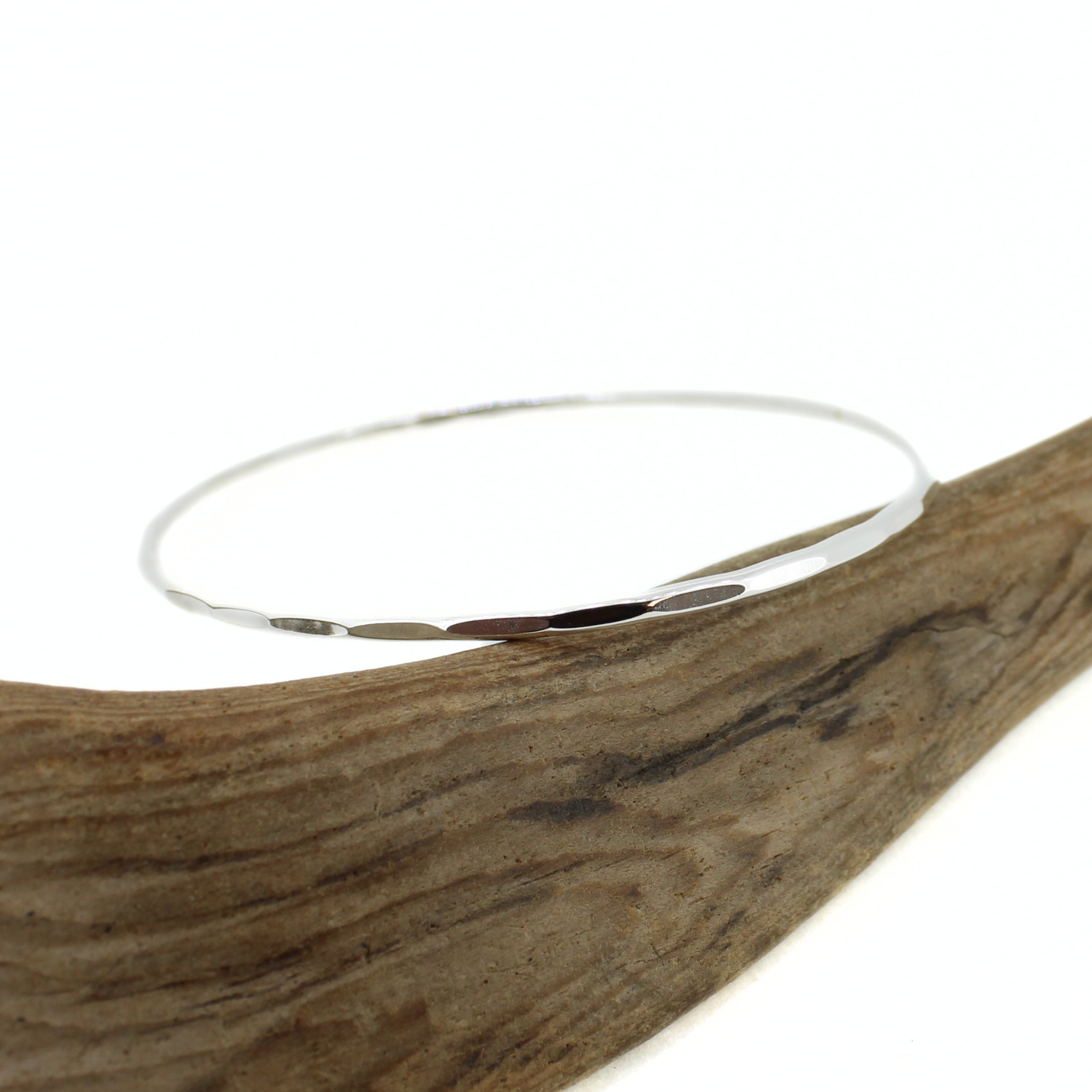 Silver Minimalist Bangle