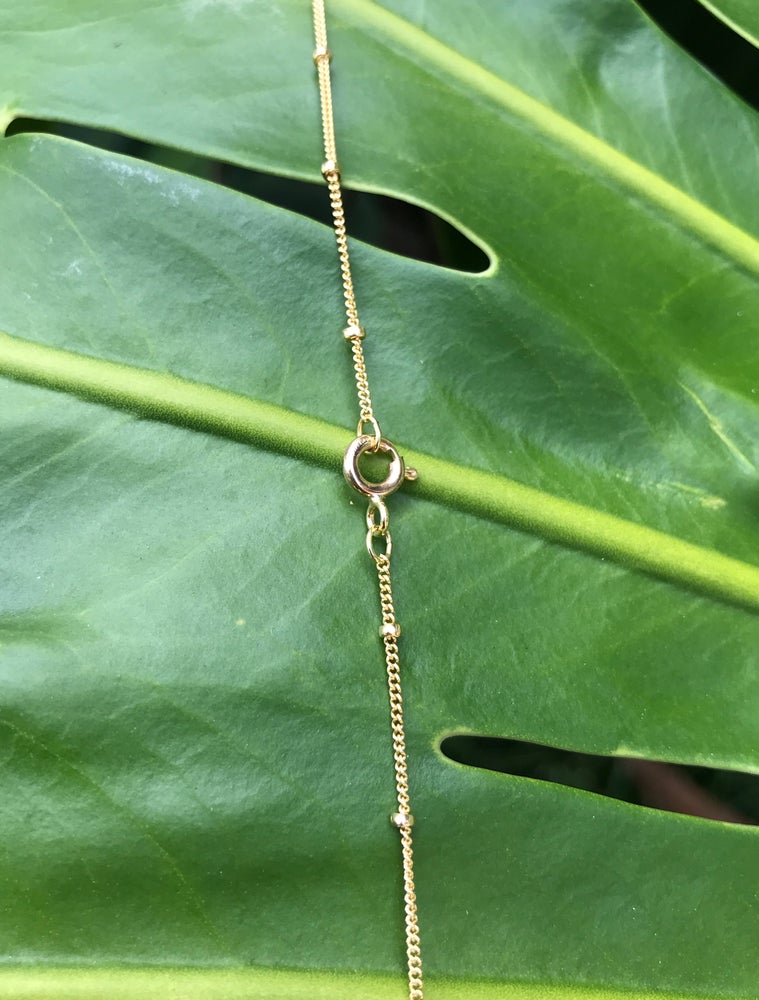 Brianne & Co. satellite chain in gold fill