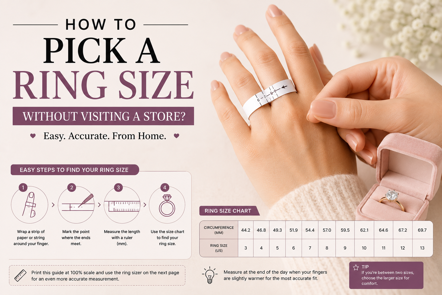 Ring Size Without Visiting a Store