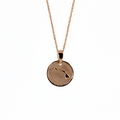 Brianne & Co. 14k Rose gold Hawaiian island coin necklace 