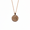 Brianne & Co. 14k Rose gold Hawaiian island coin necklace 