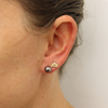 14k Gold 7mm Tahitian Pearl Stud Earrings