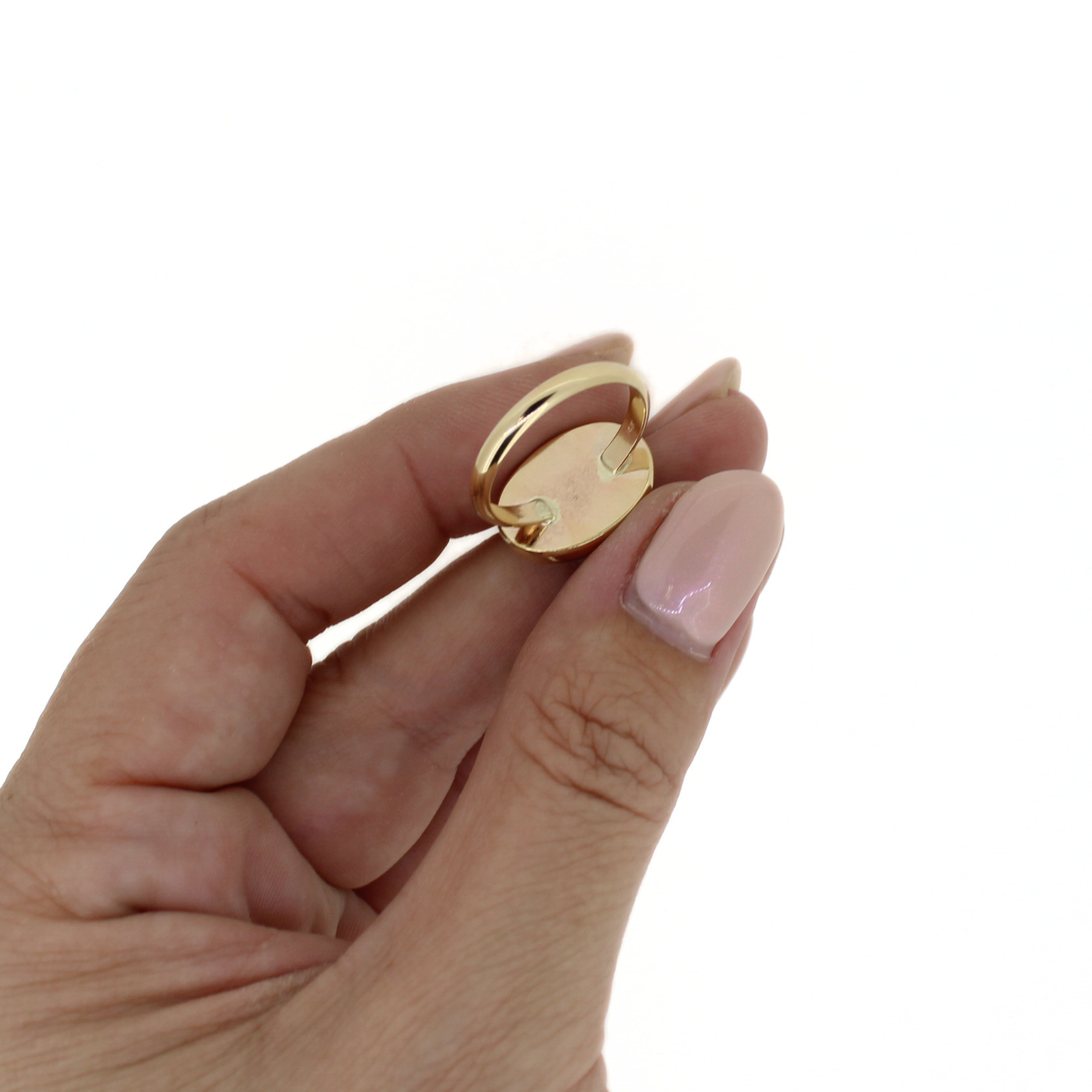 14k Gold Sonoran Gold Turquoise Ring – Size 5.75 (Fits Like 6)