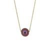 Brianne & Co. solid 14k gold floating Edison pearl necklace handmade in Kauai, Hawaii