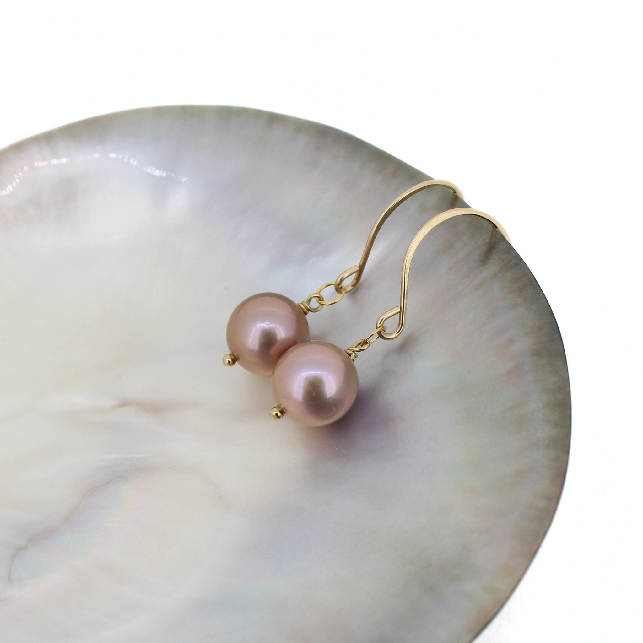 Gold Edison Pearl Drop Earrings
