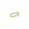 14k Gold Opihi Shell Diamond Ring
