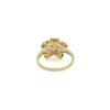 Brianne and Company 14k gold plumeria ring view from the back