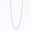 Brianne & Co. solid 14k gold baby rope chain