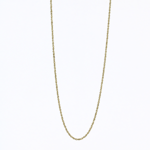 Brianne & Co. solid 14k gold baby rope chain