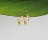 Gold fill hoop earrings 12mm Brianne & Co.