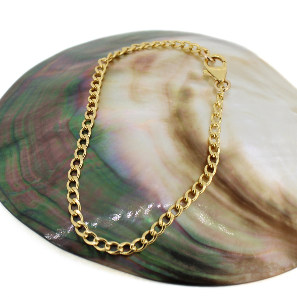 Brianne & Co. 14k gold fill curb chain bracelet