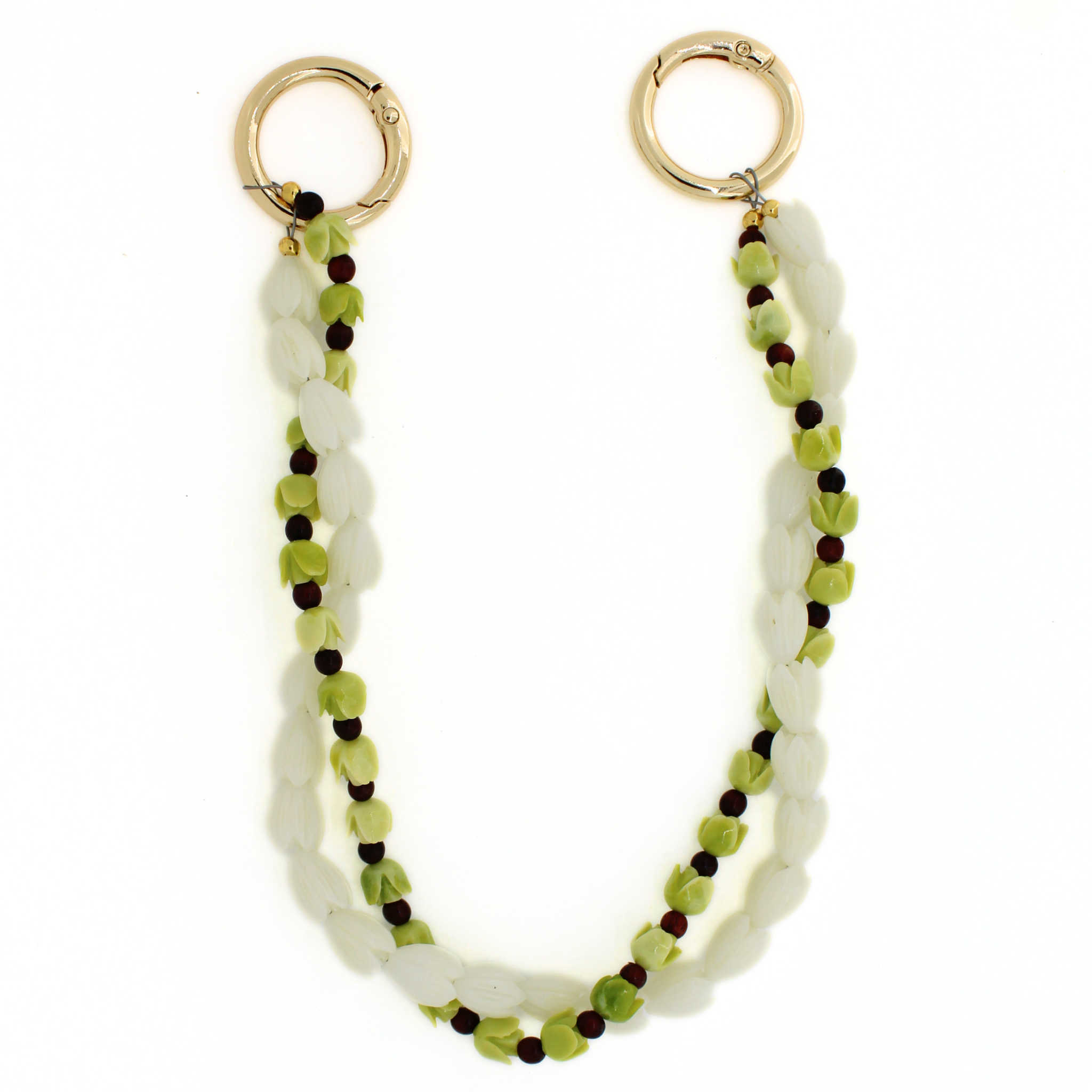 Short Pikake & Pakalana Lei with Sandalwood Beads