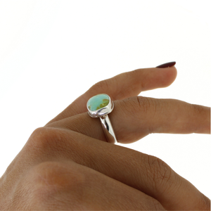 Sterling Silver Sonoran Gold Turquoise Ring Size 6