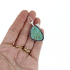 Sterling Silver Long Turquoise Statement Necklace