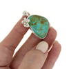 Sterling Silver Long Turquoise Statement Necklace