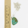 Sterling Silver Long Turquoise Statement Necklace
