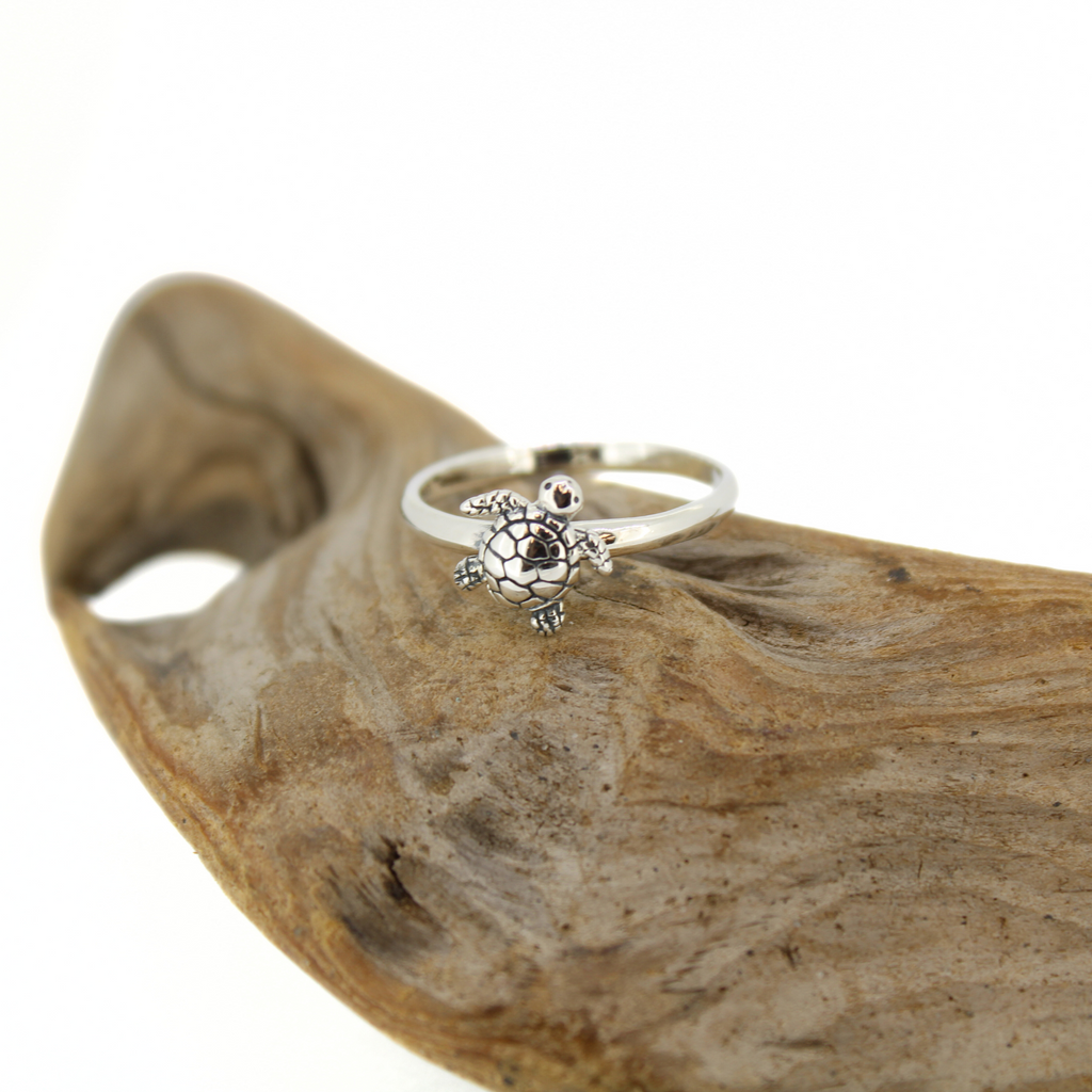 Brianne & Co. sterling silver turtle ring