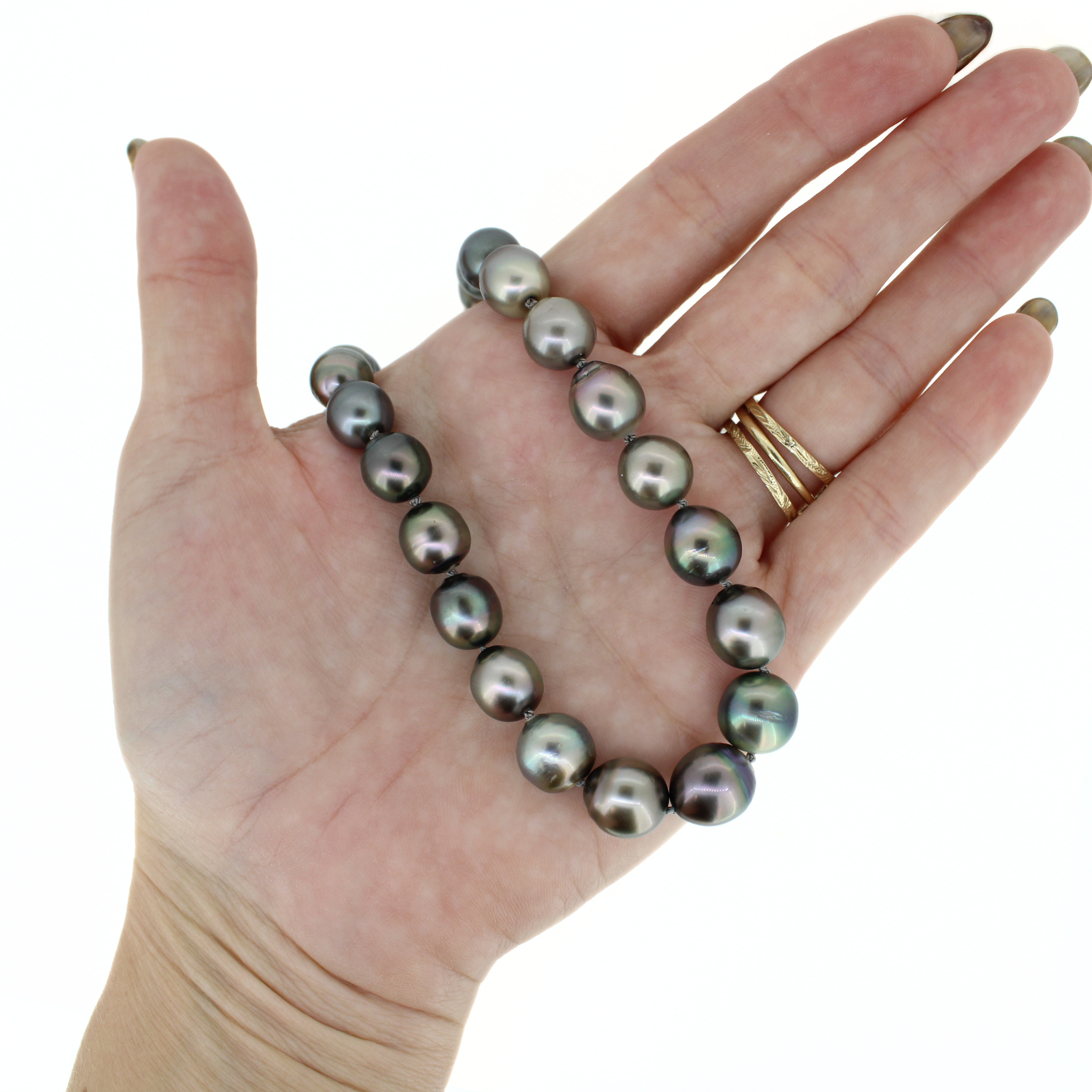 Tahitian Pearl Strand w/ 14k Gold Clasp