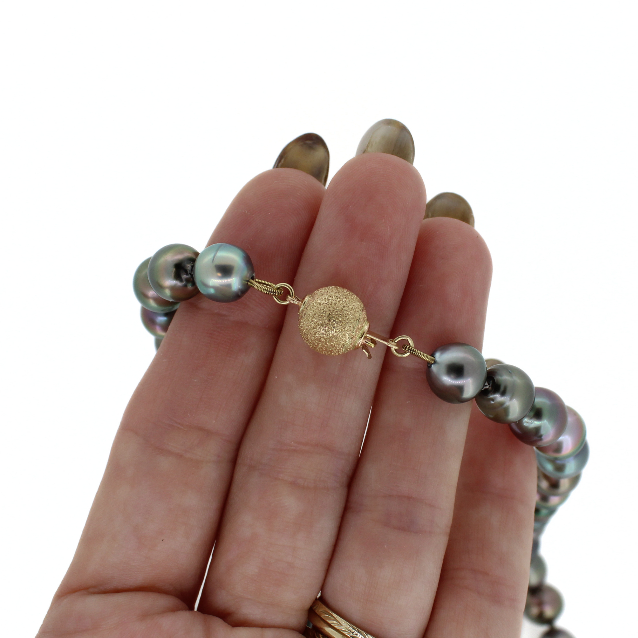 Tahitian Pearl Strand w/ 14k Gold Clasp