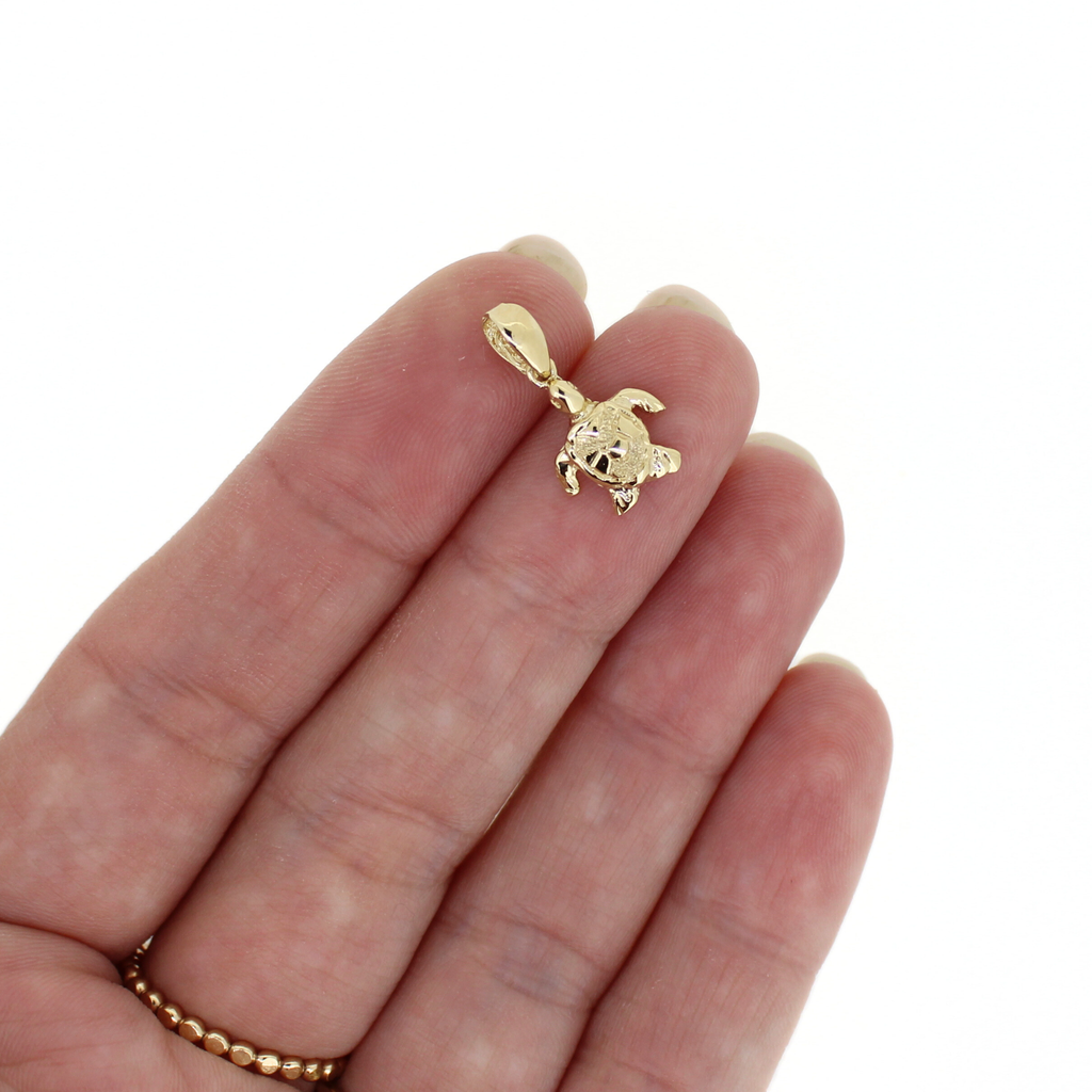 14k/Gold Fill Mini Honu Turtle Necklace