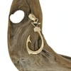 14k Gold Fish Hook Pendant