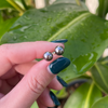14k Gold 7mm Tahitian Pearl Stud Earrings