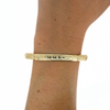 14k Gold Hawaiian Heirloom Kuuipo Bangle, 6mm, Size 7.5