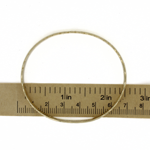 14k Gold Hawaiian Heirloom Kuuipo Bangle, 6mm, Size 7.5