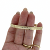 14k Gold Hawaiian Heirloom Kuuipo Bangle, 6mm, Size 7.5