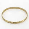 14k Gold Hawaiian Heirloom Kuuipo Bangle, 6mm, Size 7.5