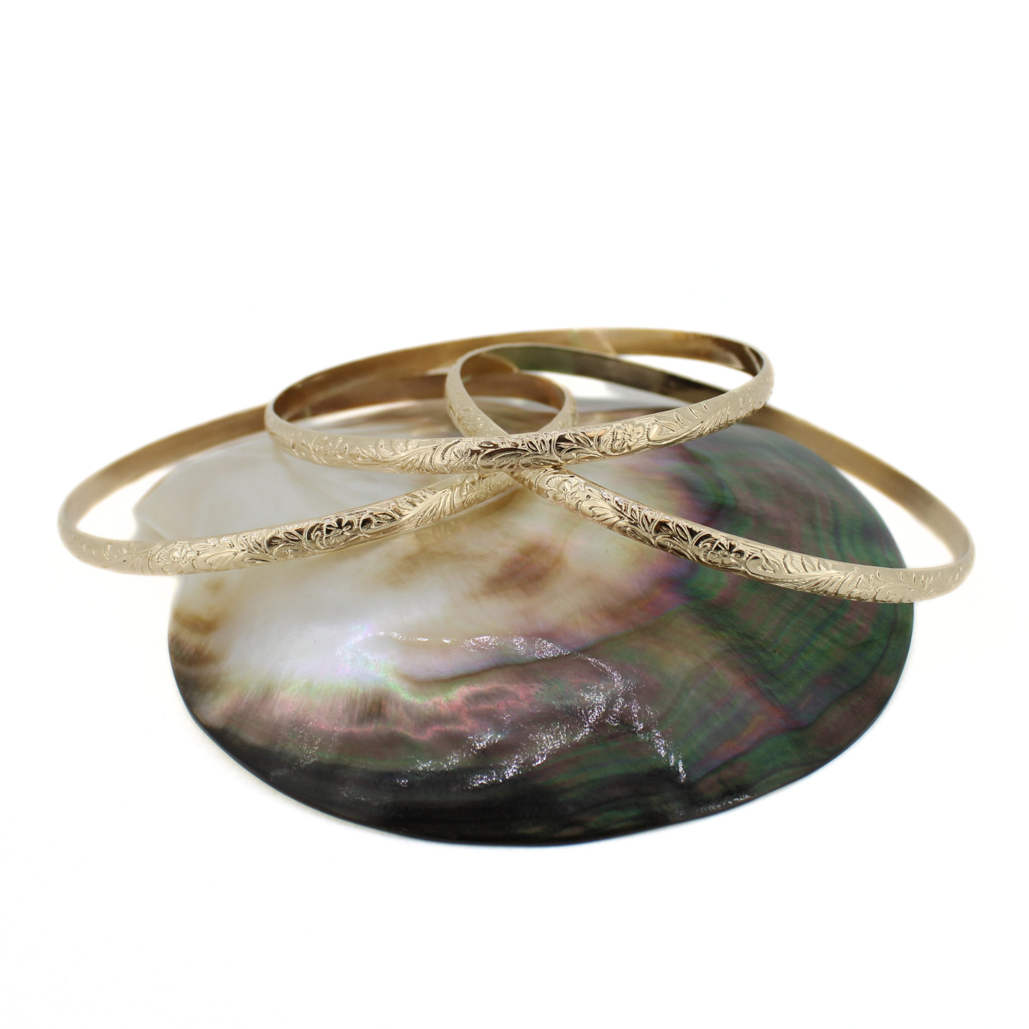 Gold Heirloom Style bangle
