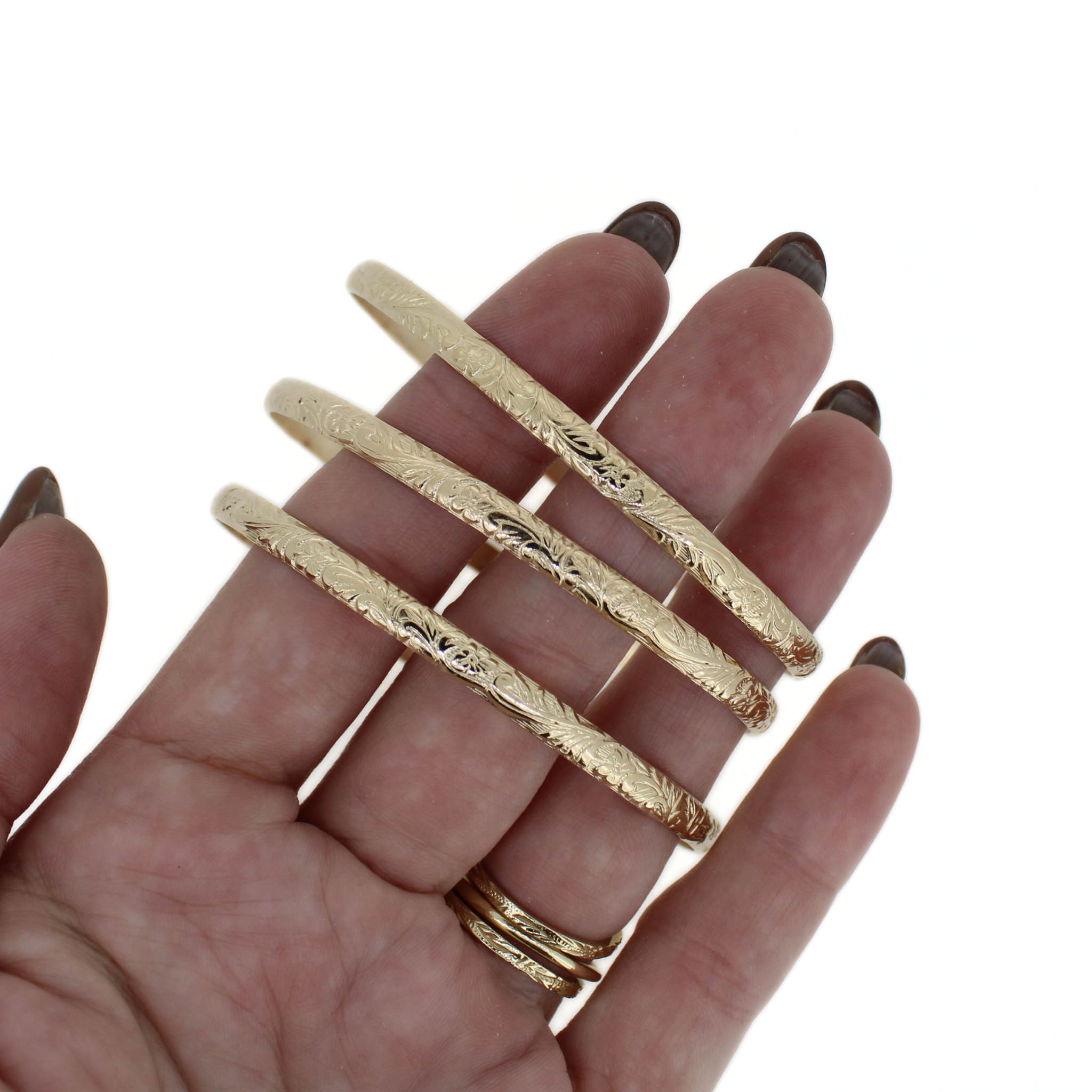 Gold Heirloom Style bangle