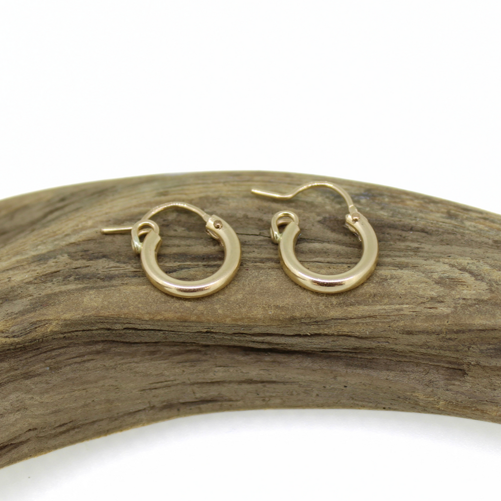 Brianne & Co. Gold Fill 12mm Hoop Earring 