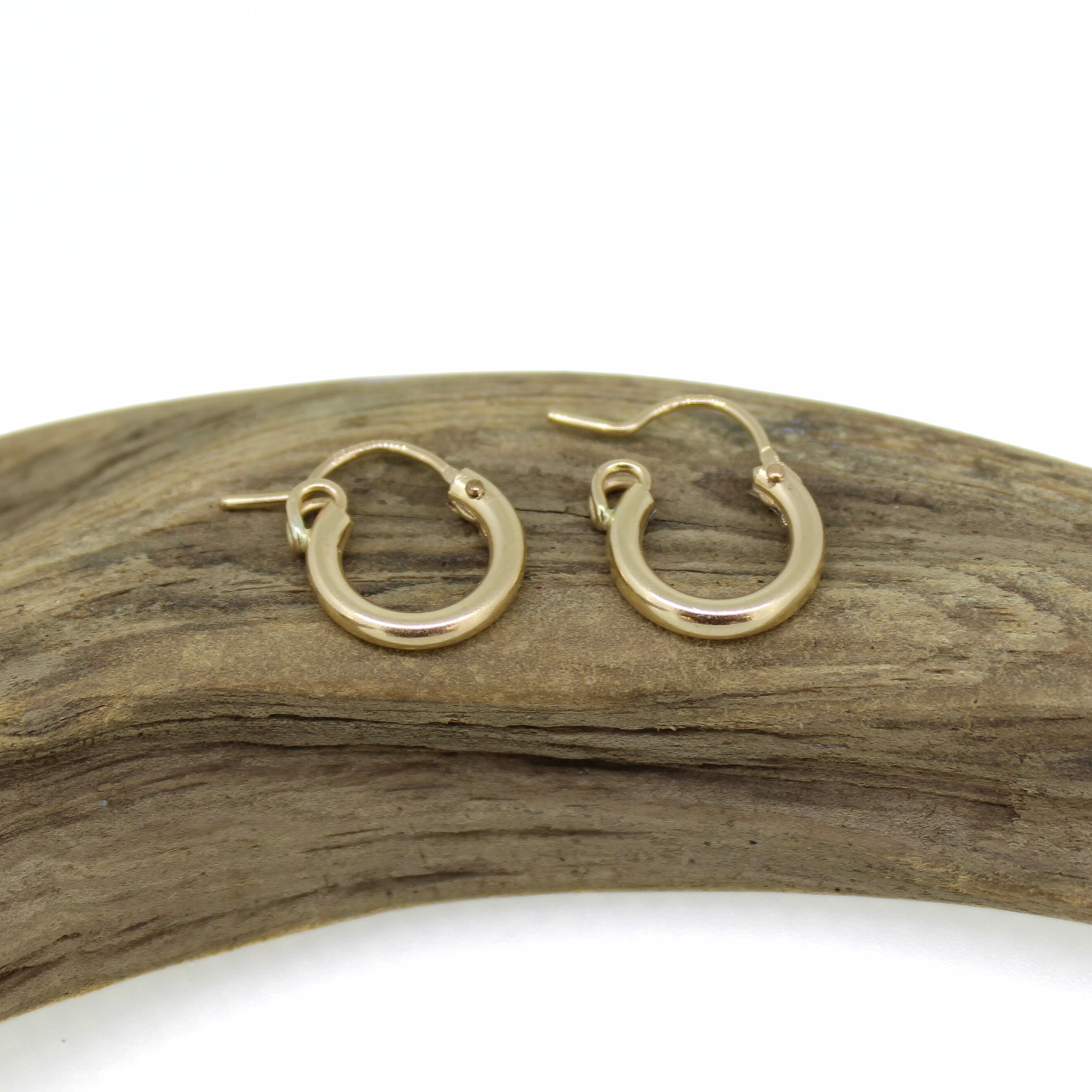 Brianne & Co. Gold Fill 12mm Hoop Earring 