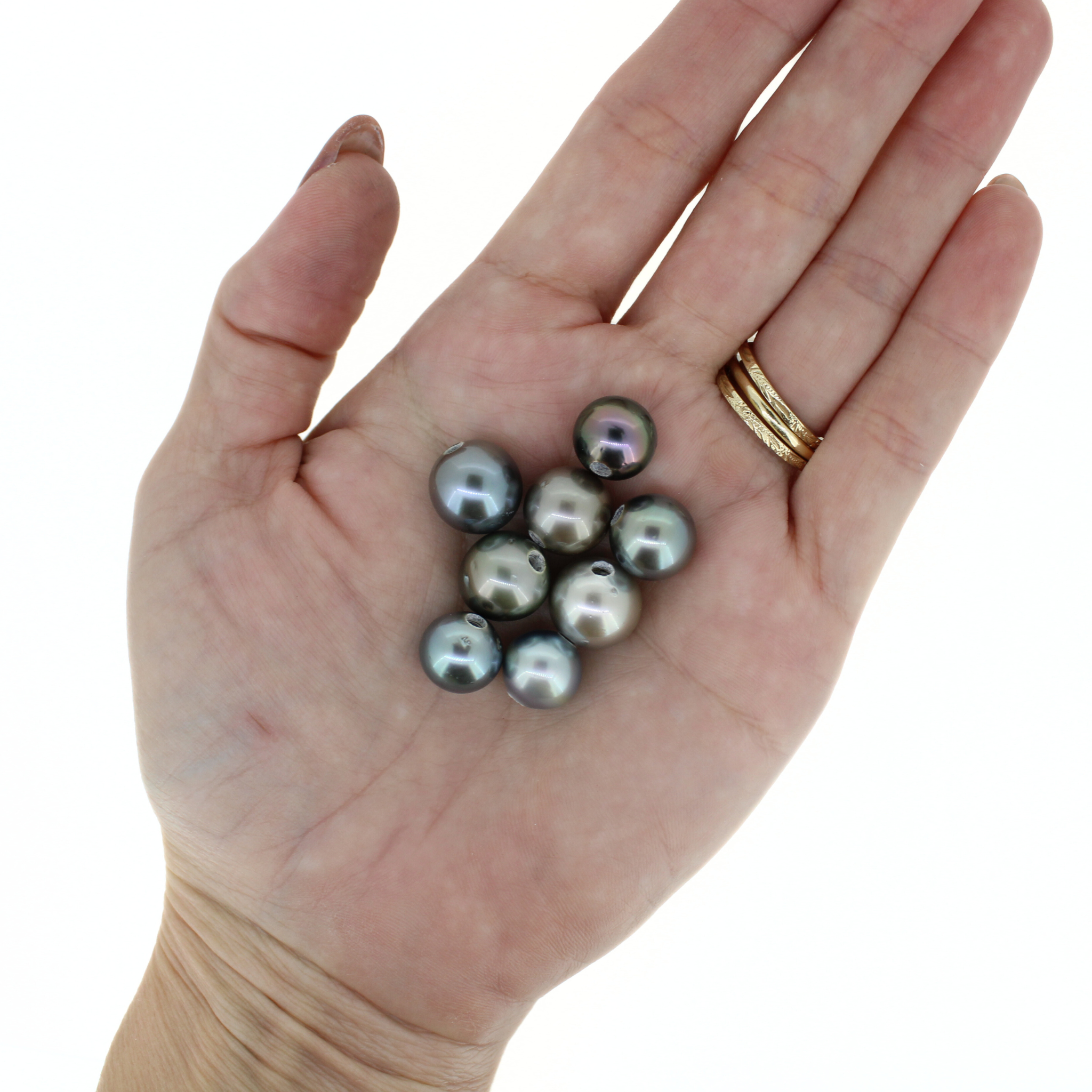 BYOB Build Your Own Bangle- Tahitian Pearl on Gold