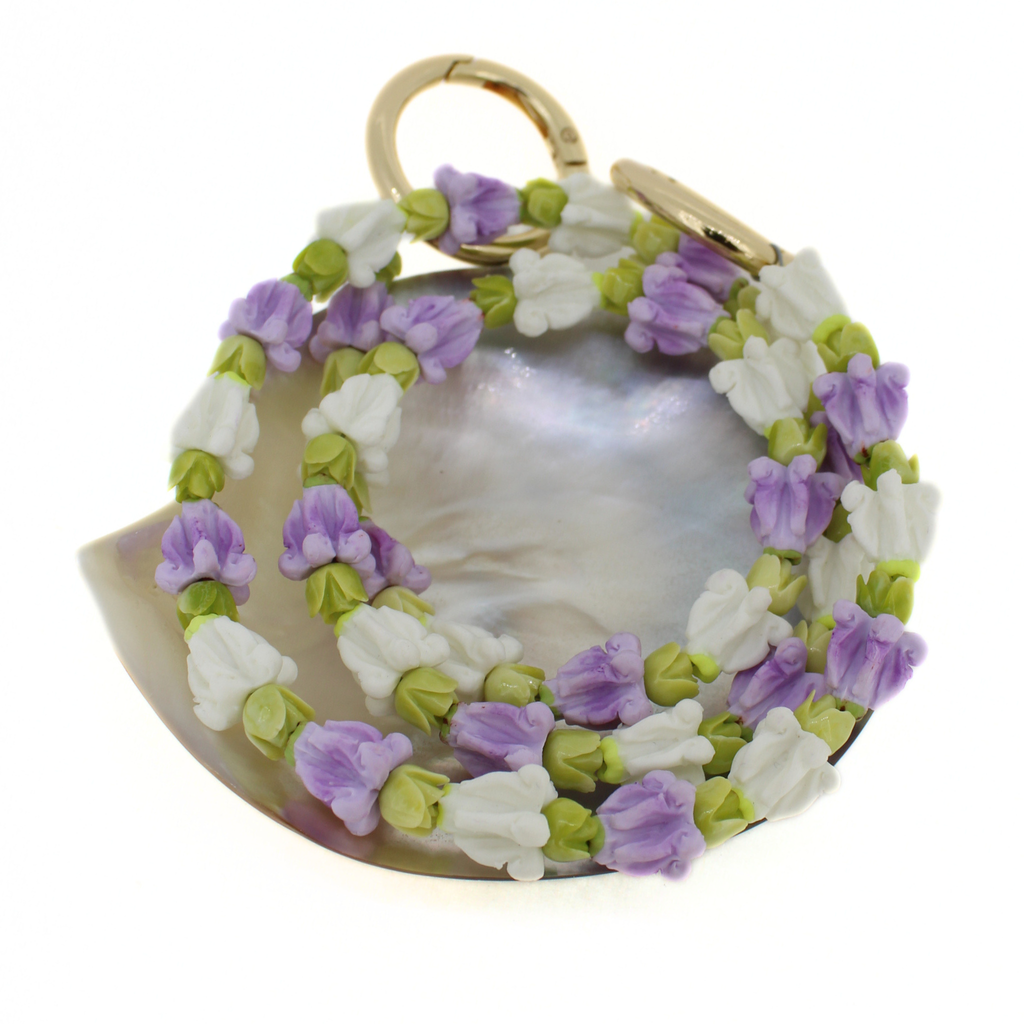 Long Crown Flower Purse Lei