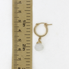 Gold Fill Rainbow Moonstone Hoop Earrings