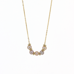 Brianne & Co. gold fill tiny fresh water pearl necklace