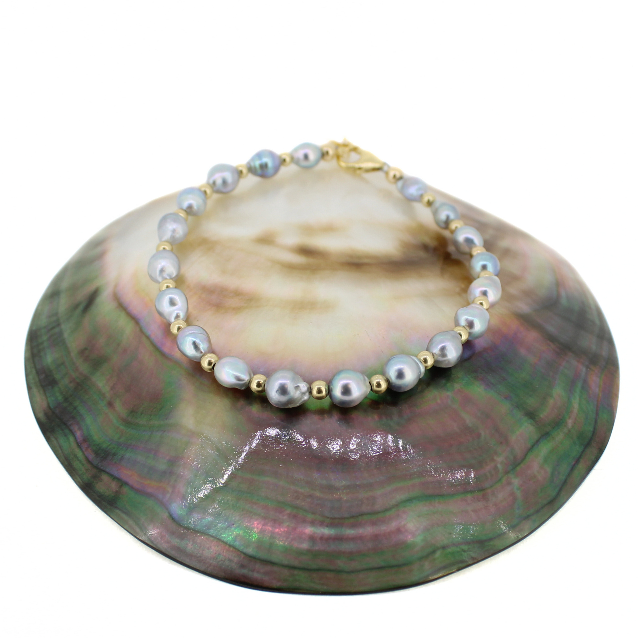 Brianne & Co. 14k gold fill akoya pearl bracelet