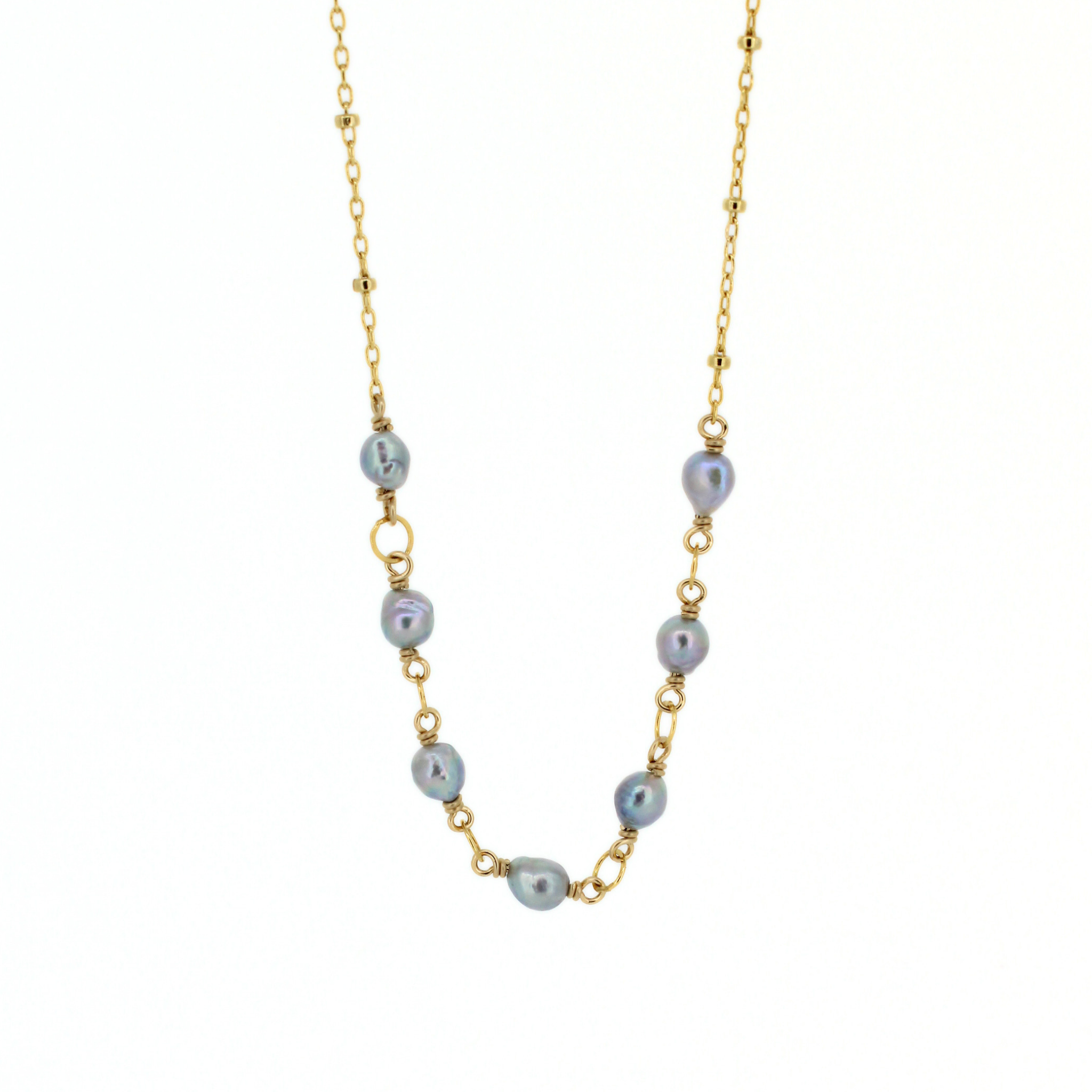 Brianne & Co. 14k gold fill akoya pearl necklace
