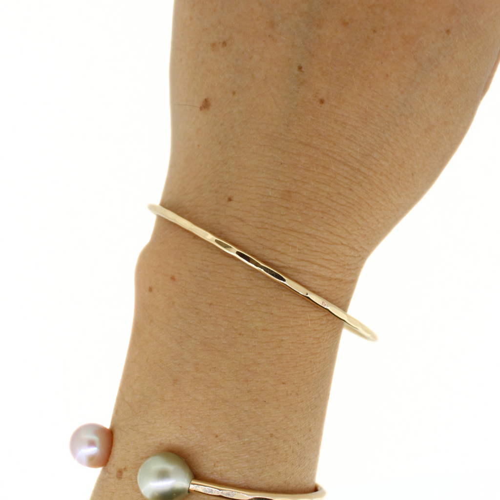 Gold Fill Minimalist Bangle