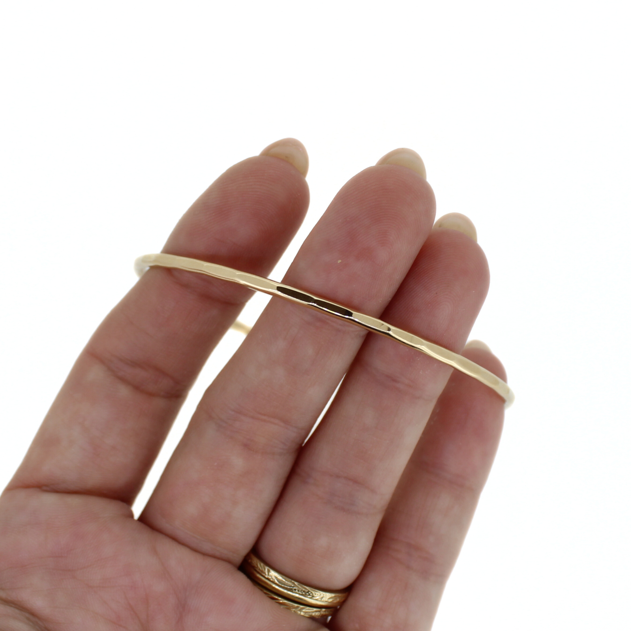 Gold Fill Minimalist Bangle
