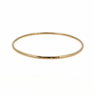 Gold Fill Ripple Texture Bangle