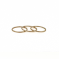Brianne & Co. gold fill sparkle stacker ring